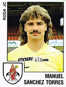 Sticker Manuel Sanchez Torres - Voetbal 1988-1989 - Panini