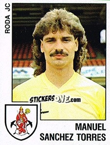 Figurina Manuel Sanchez Torres - Voetbal 1988-1989 - Panini