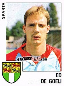 Sticker Ed de Goey - Voetbal 1988-1989 n. 185 - Panini