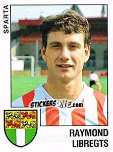 Sticker Raymond Libregts - Voetbal 1988-1989 - Panini