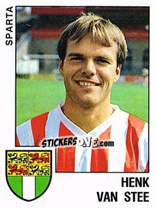 Cromo Henk van Stee - Voetbal 1988-1989 - Panini