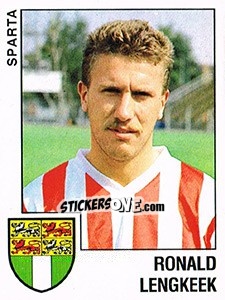 Sticker Ronald Lengkeek - Voetbal 1988-1989 - Panini