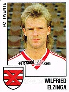 Sticker Wilfried Elzinga - Voetbal 1988-1989 - Panini