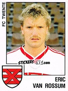 Sticker Eric van Rossum - Voetbal 1988-1989 - Panini