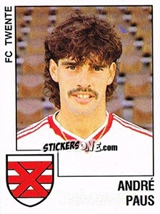 Sticker Andre Paus - Voetbal 1988-1989 - Panini