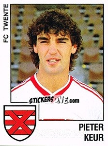 Sticker Pieter Keur - Voetbal 1988-1989 - Panini