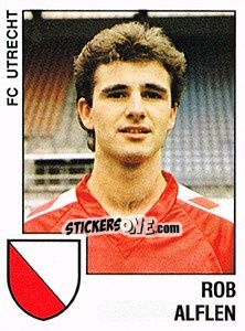 Sticker Rob Alflen - Voetbal 1988-1989 - Panini