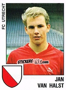 Sticker Jan van Halst - Voetbal 1988-1989 - Panini