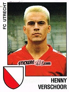Cromo Henny Verschoor - Voetbal 1988-1989 - Panini