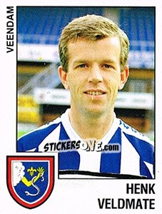 Sticker Henk Veldmate - Voetbal 1988-1989 - Panini