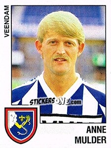 Figurina Anne Mulder - Voetbal 1988-1989 - Panini