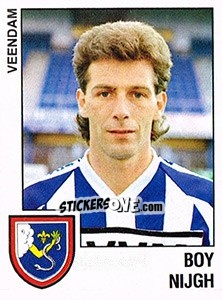 Sticker Boy Nijgh - Voetbal 1988-1989 - Panini