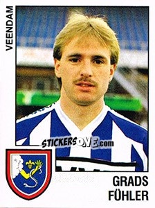 Sticker Grads Fuhler - Voetbal 1988-1989 - Panini
