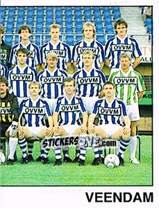 Sticker Team photo - Voetbal 1988-1989 - Panini