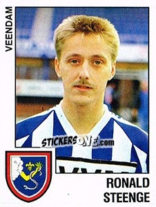 Sticker Ronald Steenge - Voetbal 1988-1989 - Panini