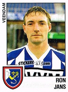 Sticker Ron Jans - Voetbal 1988-1989 - Panini