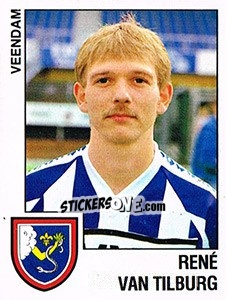Sticker Rene van Tilburg - Voetbal 1988-1989 n. 248 - Panini