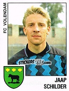 Sticker Jaap Schilder - Voetbal 1988-1989 n. 249 - Panini