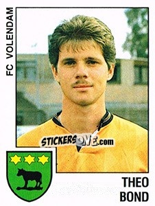 Sticker Theo Bond - Voetbal 1988-1989 n. 250 - Panini
