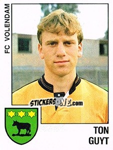 Sticker Ton Guyt - Voetbal 1988-1989 n. 255 - Panini