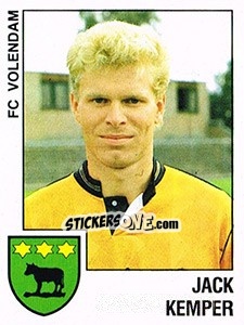 Sticker Jack Kemper - Voetbal 1988-1989 n. 260 - Panini