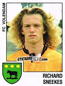 Sticker Richard Sneekes - Voetbal 1988-1989 n. 264 - Panini