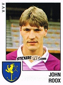 Figurina John Roox - Voetbal 1988-1989 - Panini