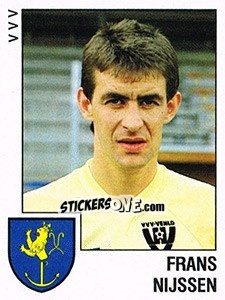 Sticker Frans Nijssen - Voetbal 1988-1989 - Panini