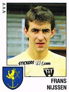 Sticker Frans Nijssen - Voetbal 1988-1989 n. 266 - Panini