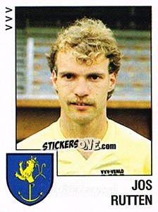 Sticker Jos Rutten - Voetbal 1988-1989 - Panini