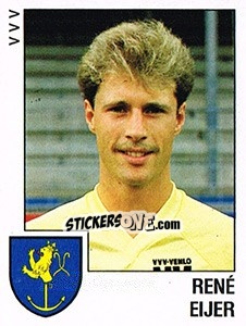 Sticker Rene Eijer - Voetbal 1988-1989 n. 272 - Panini