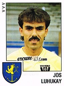 Cromo Jos Luhukay - Voetbal 1988-1989 - Panini