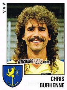 Sticker Chris Burhenne - Voetbal 1988-1989 - Panini