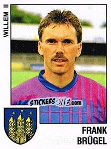 Sticker Frank Brugel - Voetbal 1988-1989 - Panini