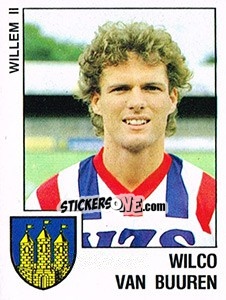 Sticker Wilco van Buuren - Voetbal 1988-1989 n. 283 - Panini
