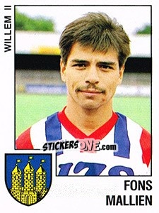 Sticker Fons Mallien - Voetbal 1988-1989 n. 287 - Panini