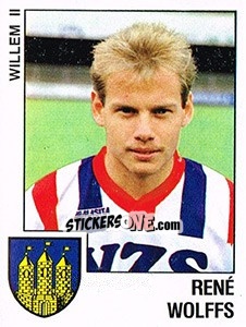 Sticker Rene Wolffs - Voetbal 1988-1989 - Panini