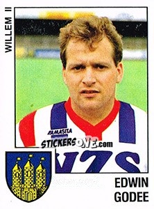 Sticker Edwin Godee - Voetbal 1988-1989 - Panini