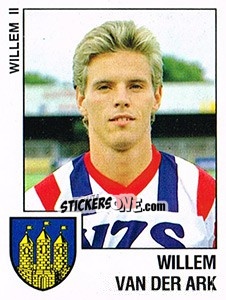 Sticker Willem van der Ark - Voetbal 1988-1989 - Panini