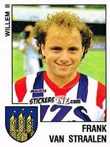 Sticker Frank van Straalen - Voetbal 1988-1989 - Panini