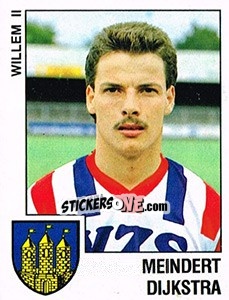 Sticker Meindert Dijkstra - Voetbal 1988-1989 - Panini