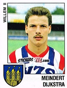 Sticker Meindert Dijkstra - Voetbal 1988-1989 n. 296 - Panini