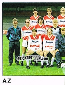 Sticker Team AZ - Voetbal 1988-1989 - Panini