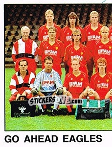 Sticker Team Go Ahead Eagles - Voetbal 1988-1989 - Panini