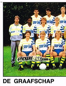 Sticker Team De Graafschap - Voetbal 1988-1989 n. 313 - Panini