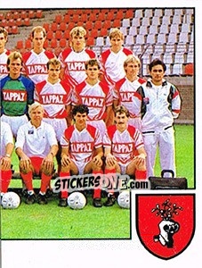 Figurina Team Helmond Sport - Voetbal 1988-1989 n. 318 - Panini