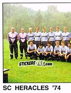Sticker Team SC Heracles '74 - Voetbal 1988-1989 - Panini