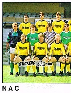 Figurina Team NAC - Voetbal 1988-1989 - Panini