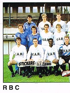 Sticker Team RBC - Voetbal 1988-1989 - Panini
