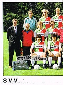 Sticker Team SVV - Voetbal 1988-1989 - Panini